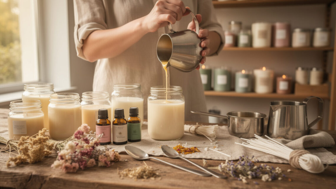 Atelier DIY : fabriquer sa bougie parfumée maison