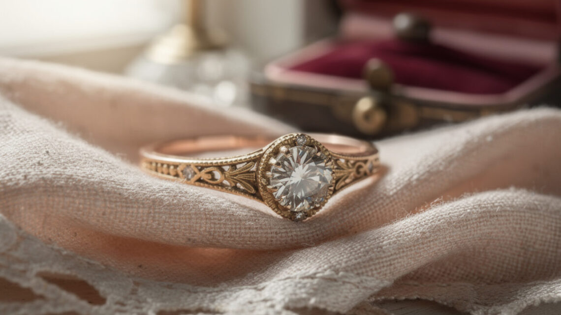 Bague de fiançailles vintage : pourquoi elle séduit de plus en plus