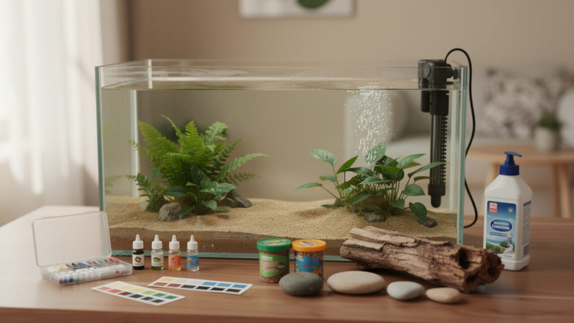 Comment préparer un aquarium pour poissons tropicaux