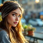 femme-portant-un-bandeau-en-velours-assise-dans-un-cafe-lumineux-avec-des-plantes-en-arriere-plan-flou-gros-plan-sur-les-textures-du-tissu-et-des-cheveux-lumiere-douce-de-fin-dapres-midi-tons