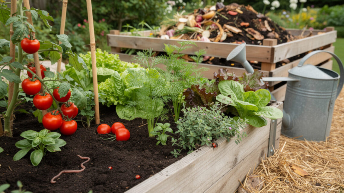 Entretenir un potager sans produits chimiques