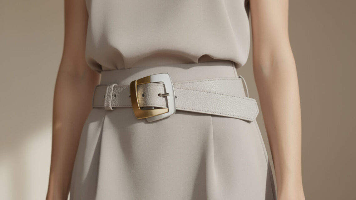 Comment accessoiriser une tenue sobre avec une ceinture tendance
